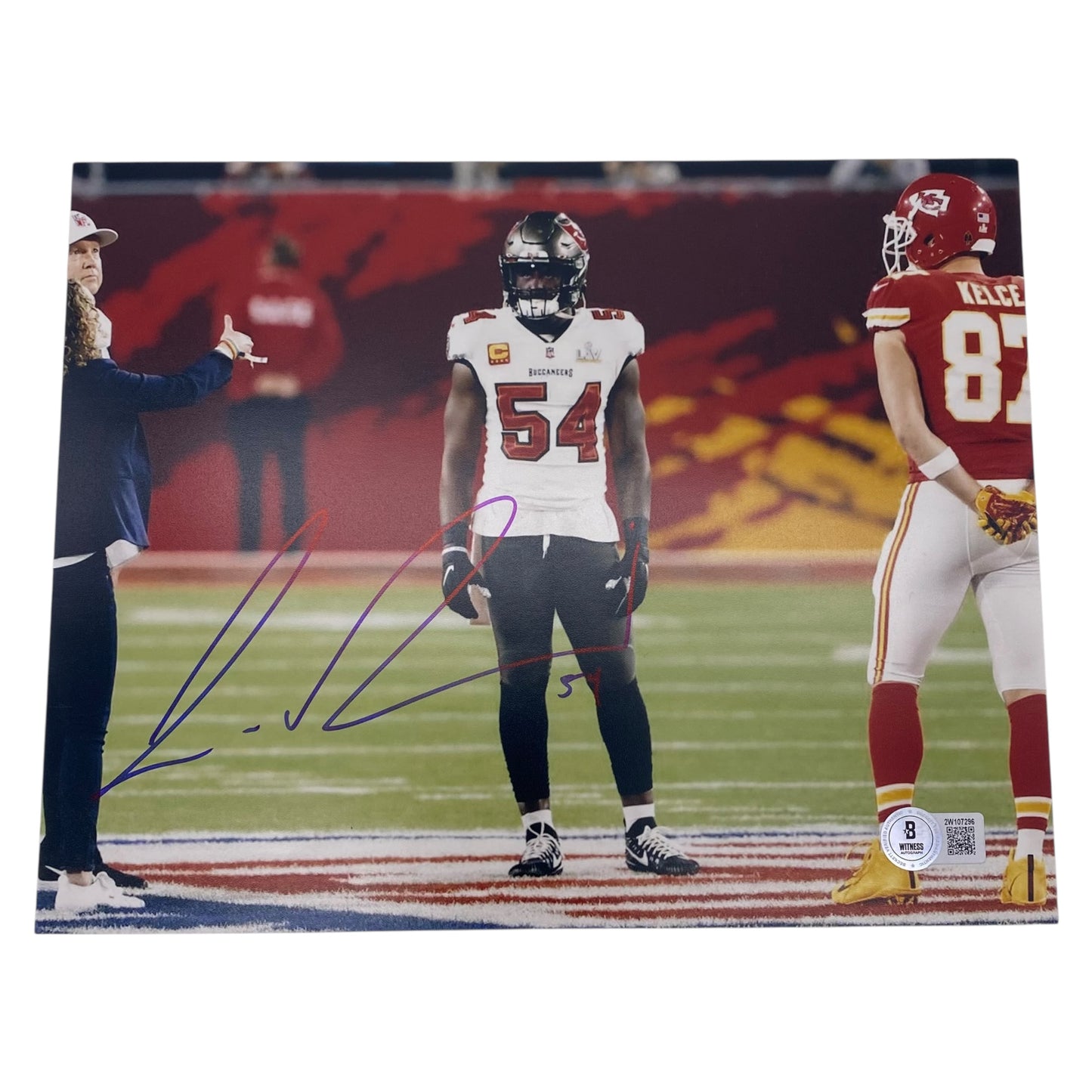 Lavonte David Signed Tampa Bay Buccaneers 8x10 Photo