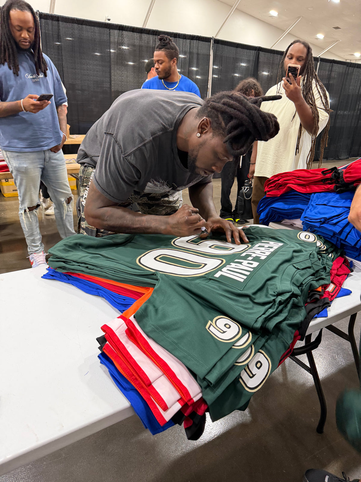 Jason Pierre-Paul Signed Green #90 Jersey - USF South Florida Bulls Edge