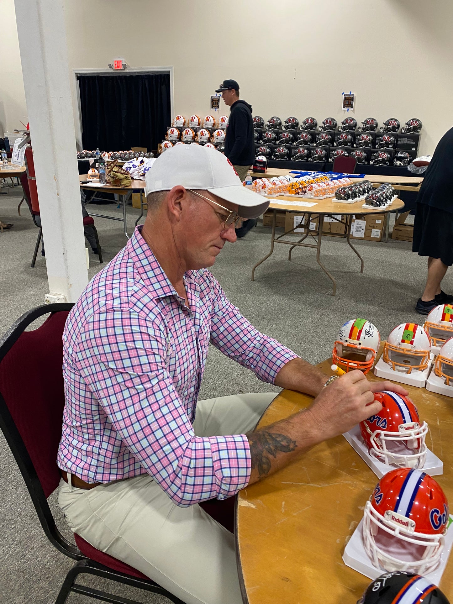 Brad Culpepper Signed Florida Gators Mini Speed Football Helmet