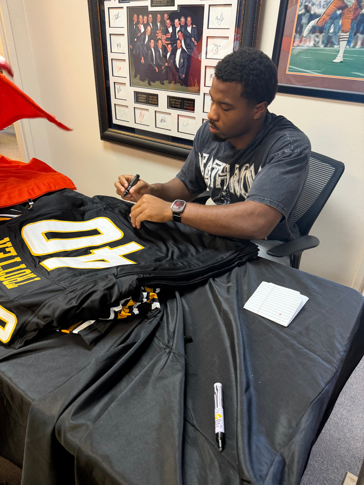 Josiah Trotter Signed Black #40 Stitched Jersey - Missouri Tigers LB