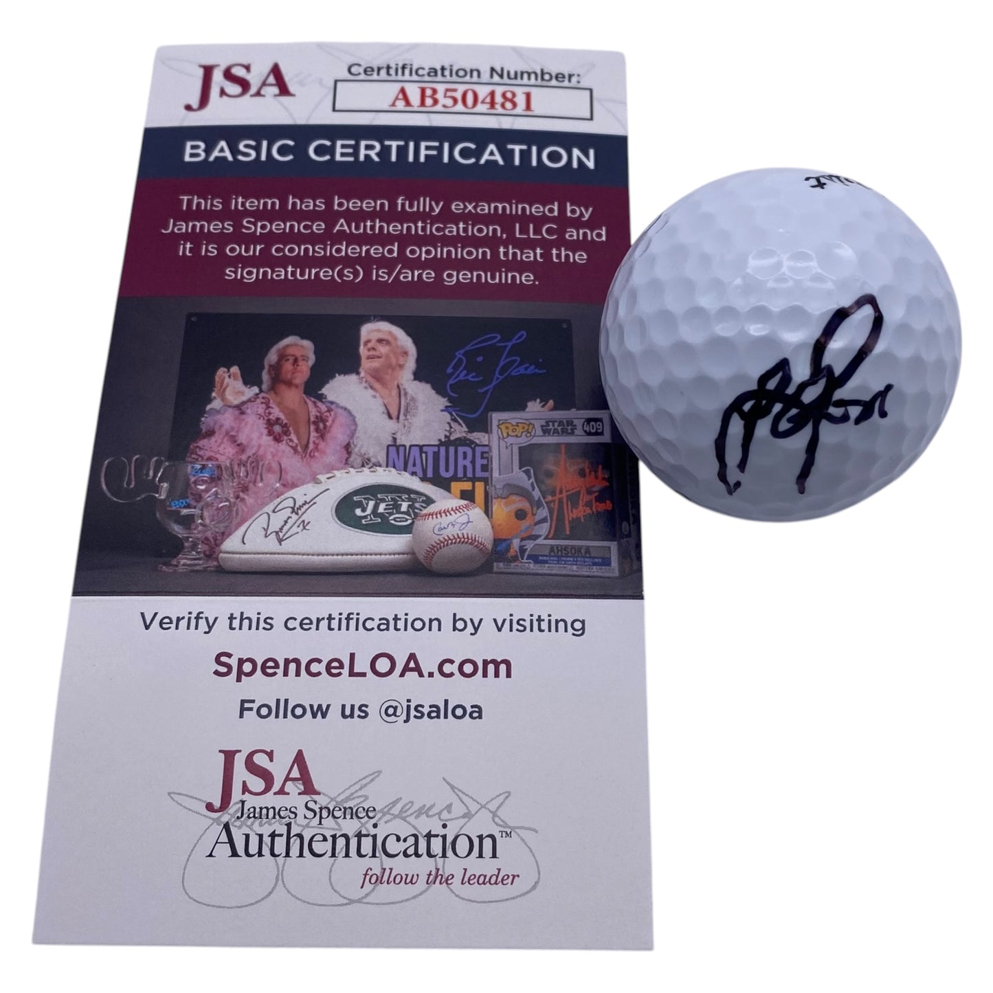 Justin Rose Signed Golf Ball