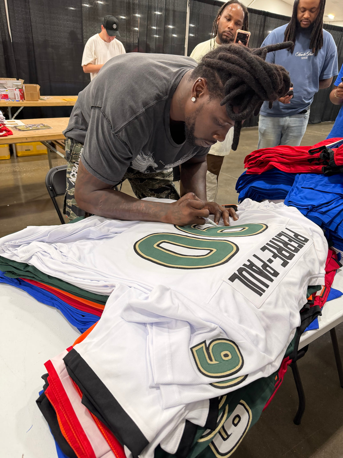 Jason Pierre-Paul Signed White #90 Jersey - USF South Florida Bulls Edge