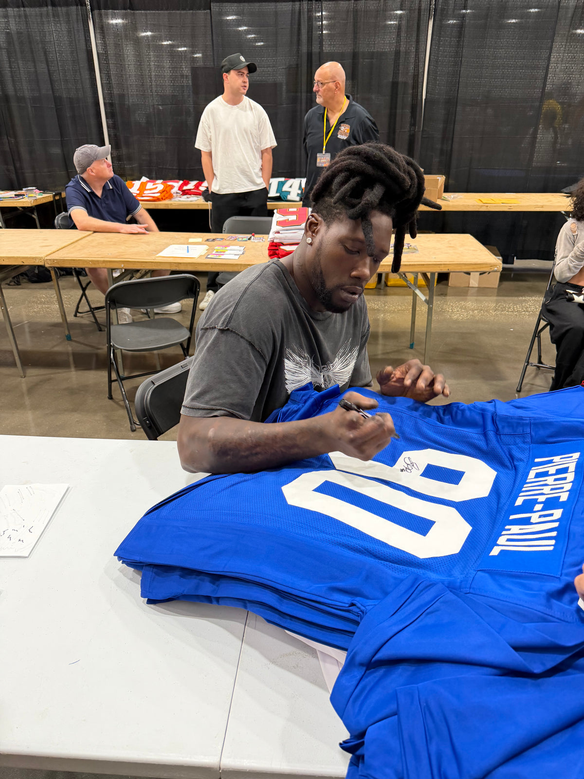 Jason Pierre-Paul Signed Blue #90 Jersey - New York Giants Edge