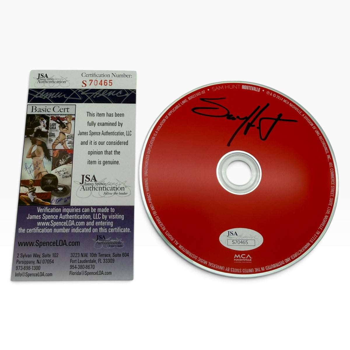 Sam Hunt Signed Montevallo CD