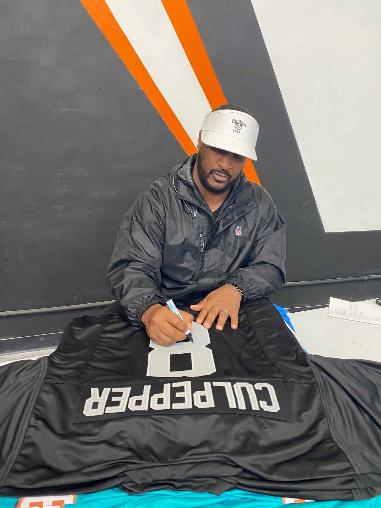 Daunte Culpepper signed Black #8 stitched jersey - Las Vegas Raiders QB