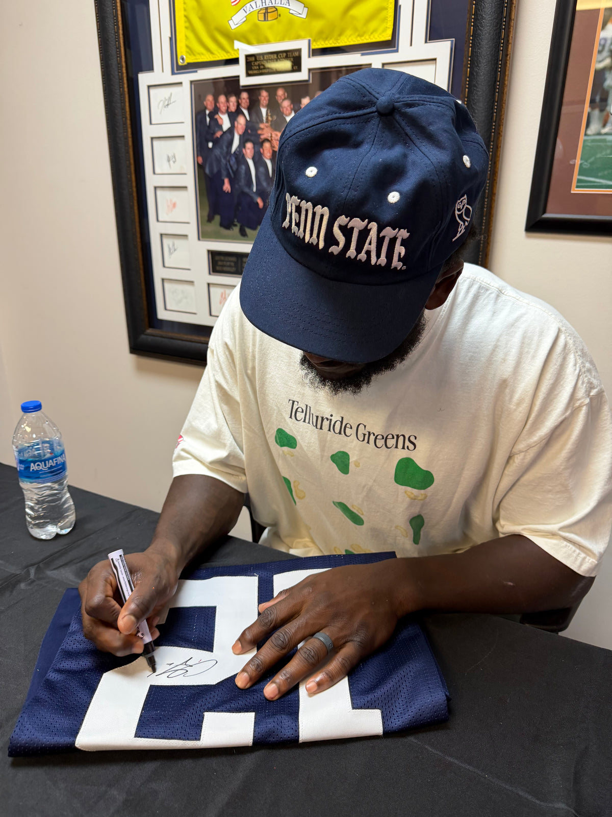 Chris Godwin Signed Navy Blue #12 Stitched Jersey - Penn State Nittany Lions WR