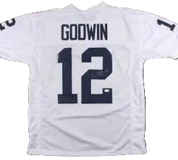 Chris Godwin Signed #12 Stitched White Jersey Penn State Style