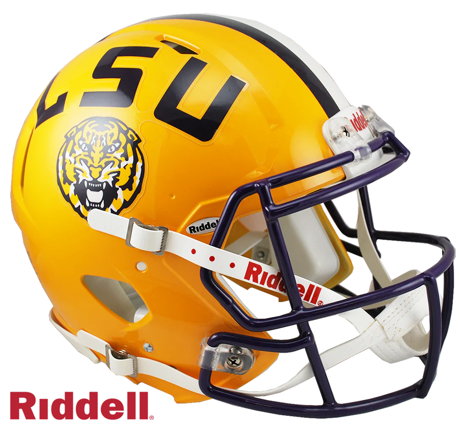 Booger McFarland Signed LSU Tigers Speed Authentic Full Size Football Helmet