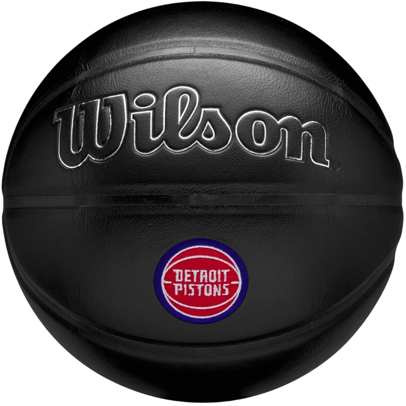 Bob McAdoo Signed Detroit Pistons Black Logo Basketball