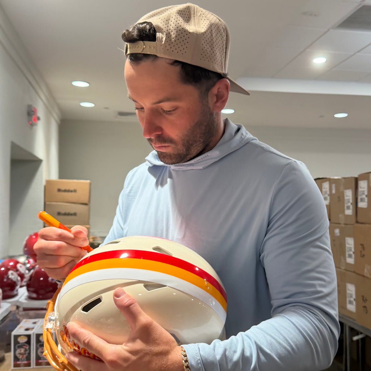 Baker Mayfield Autograph Signing September 8, 2026 - Click to Shop the Baker Mayfield Collection