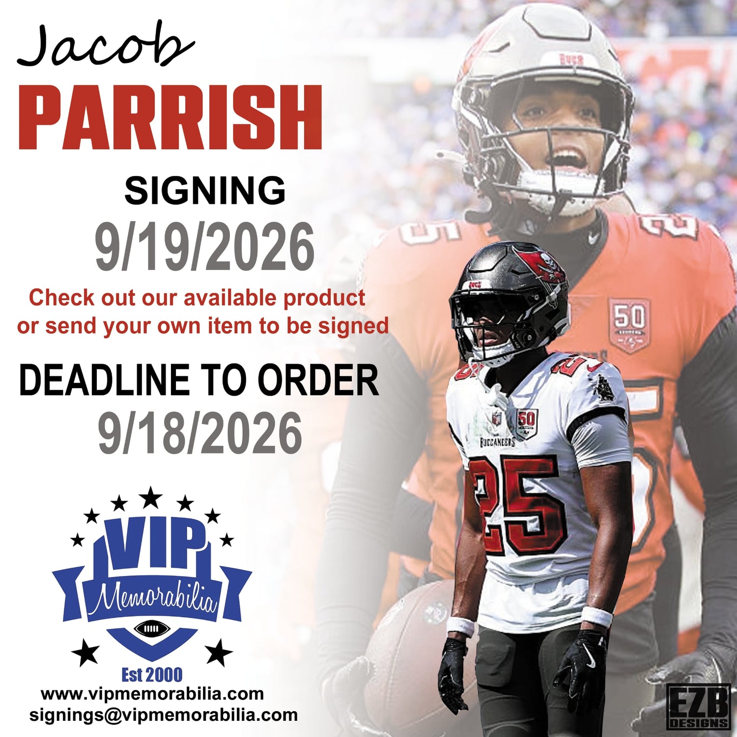 Jacob Parrish Autograph Signing - September 19, 2026