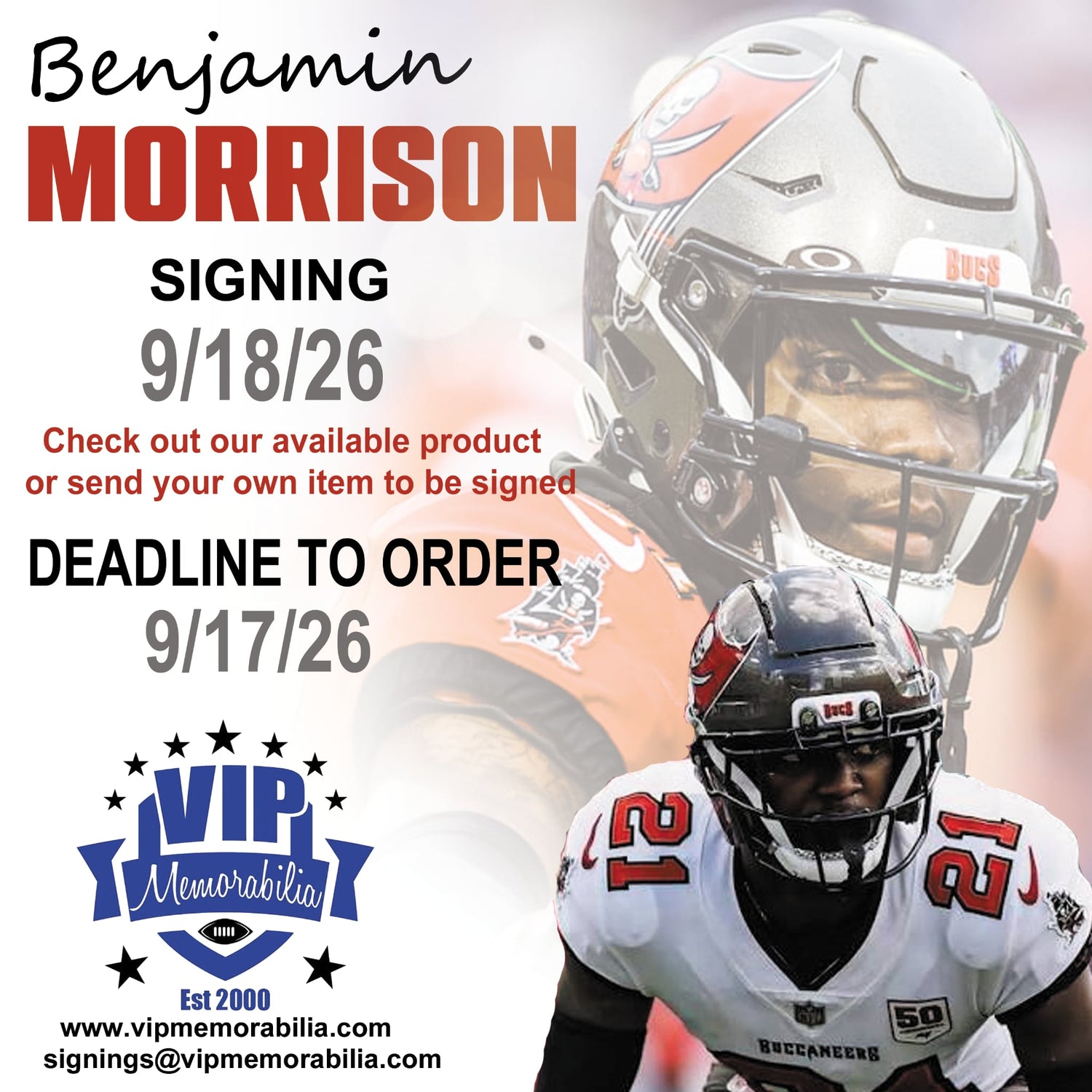 Benjamin Morrison Autograph Signing - September 19, 2026