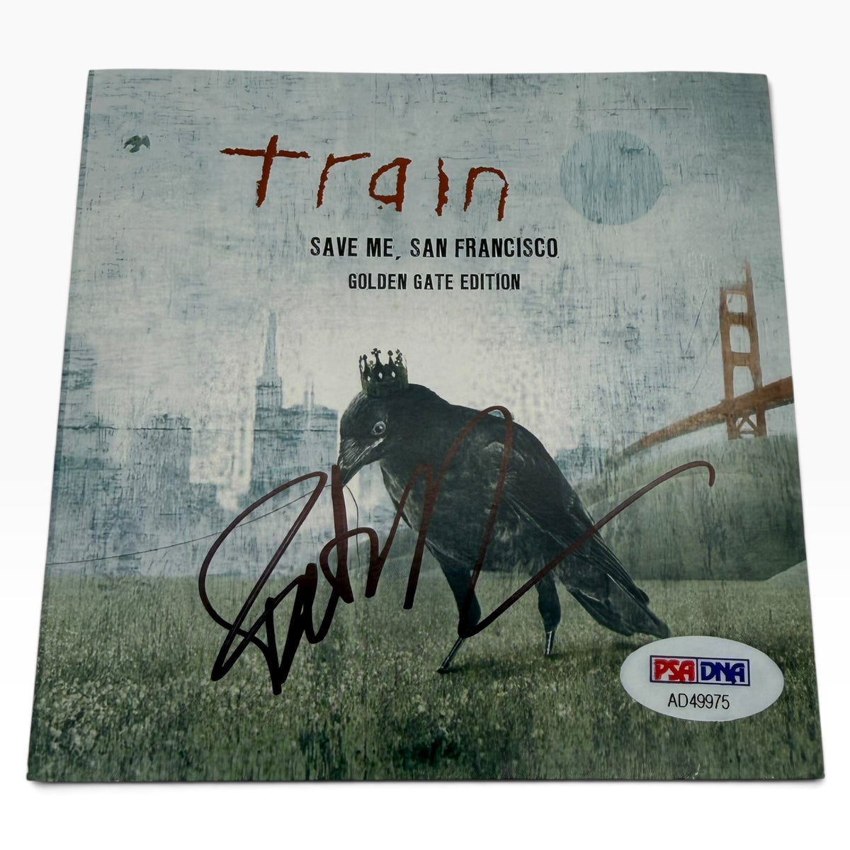 Pat Monahan Signed Train Save, Me San Francisco CD Booklet
