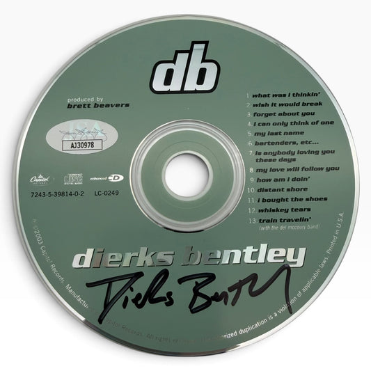 Dierks Bentley Signed Dierks Bentley Debut CD
