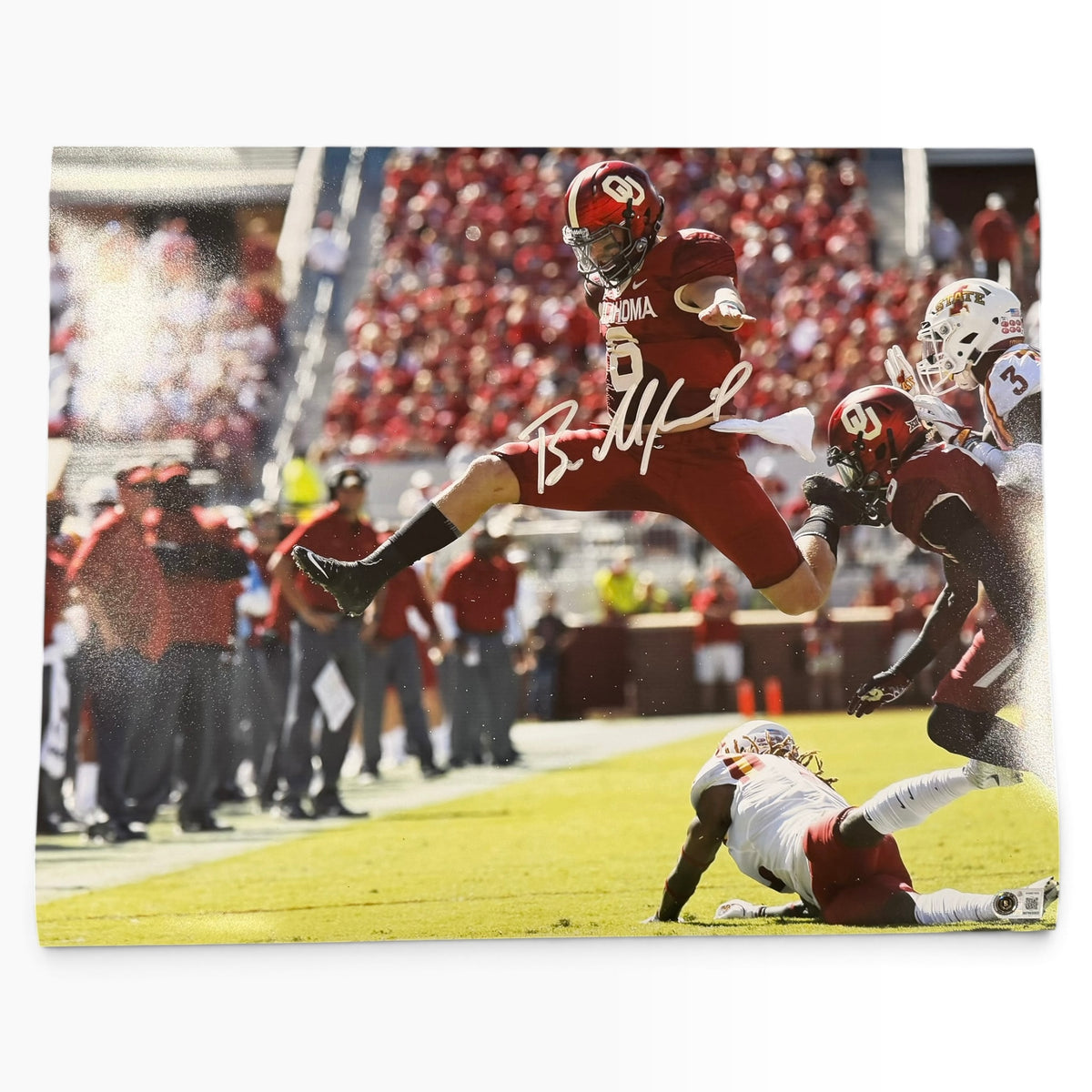 Baker Mayfield Signed Oklahoma Sooners 16x20 Photo