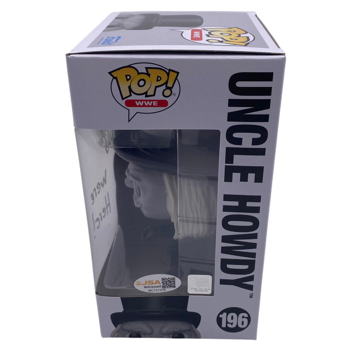 Funko Pop! Uncle Howdy WWE #196 Signed by Uncle Howdy aka Bo Dallas