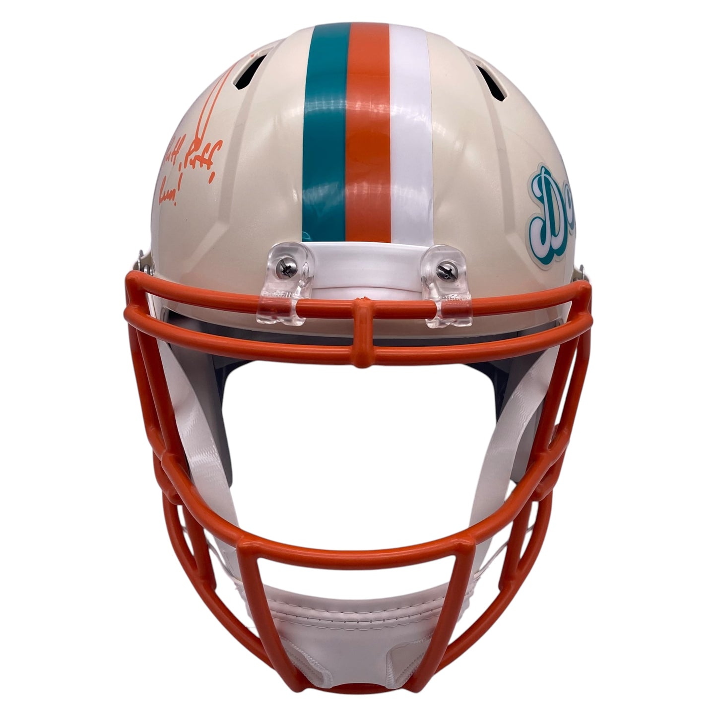 Ricky Williams Signed Miami Dolphins Retro Alternate Full Size Speed Football Helmet