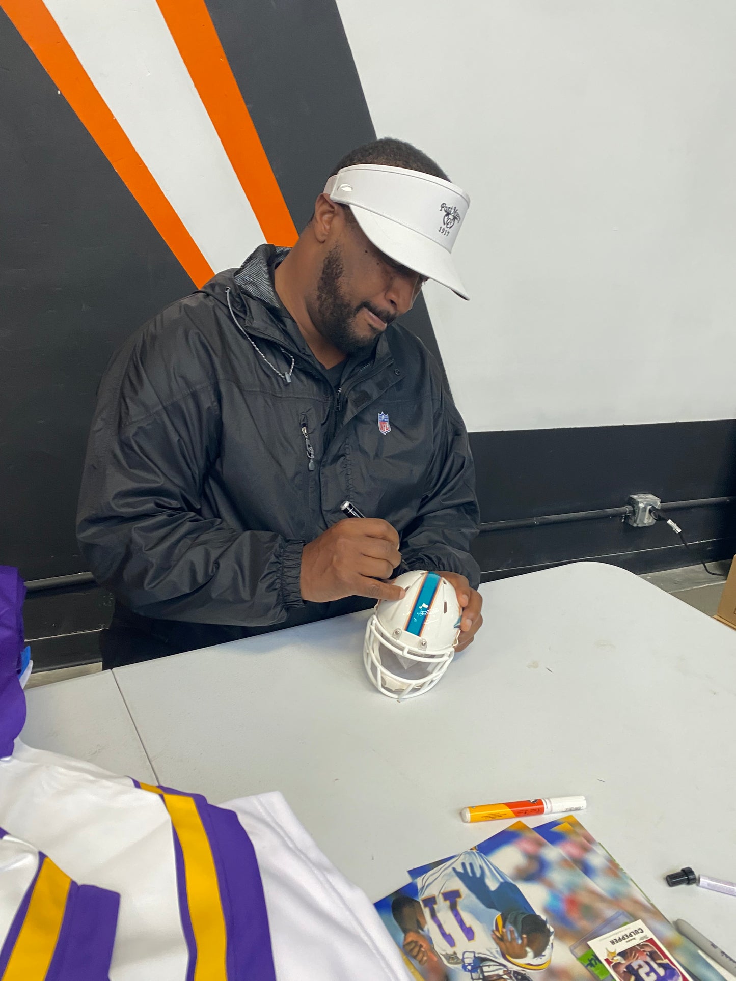 Daunte Culpepper Signed Miami Dolphins Speed Mini Helmet