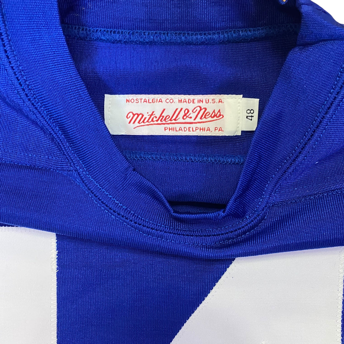 YA Tittle Signed Blue #14 Mitchell & Ness Authentic Jersey - New York Giants QB