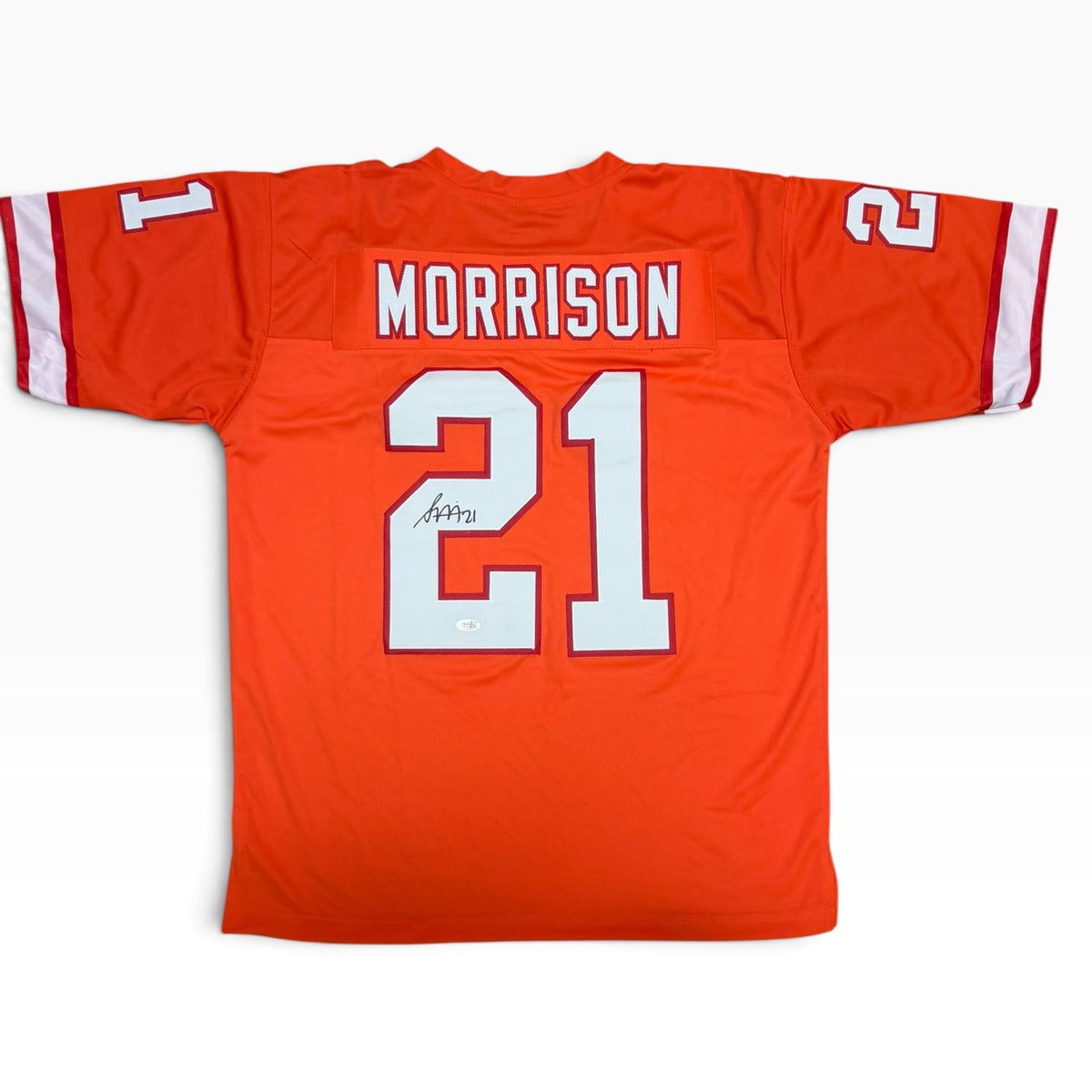 Benjamin Morrison Signed Orange #21 Jersey - Tampa Bay Buccaneers DB