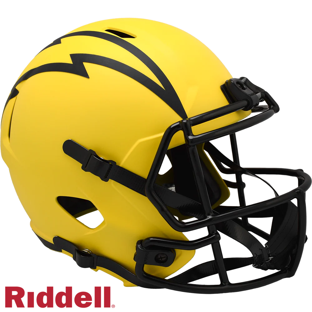 Ladd McConkey Signed Los Angeles Chargers Rave Alternate Speed Replica Full Size Football Helmet