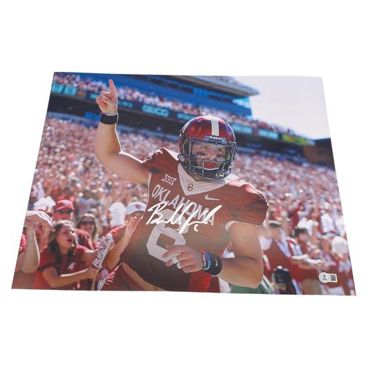 Baker Mayfield Signed Oklahoma Sooners 16x20 Photo