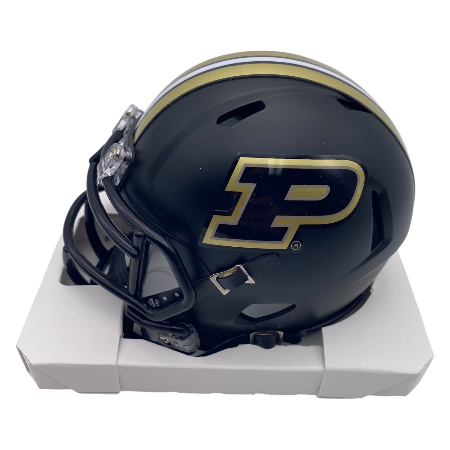 Mike Alstott Signed Purdue Boilermakers Speed Mini Helmet