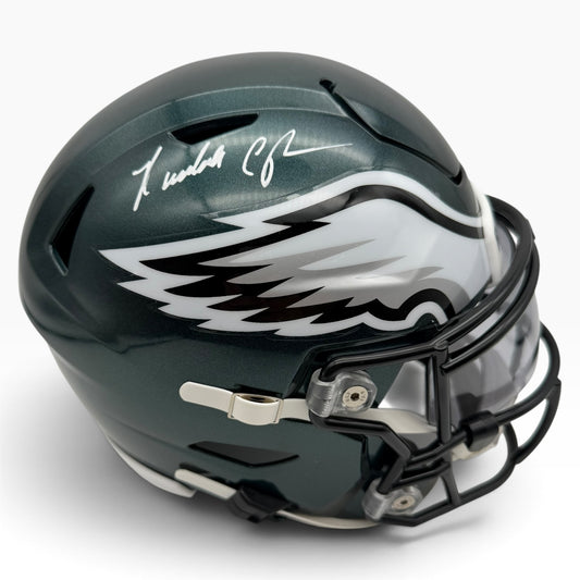 Randall Cunningham Signed Philadelphia Eagles SpeedFlex MIDI Mid-Size Football Helmet