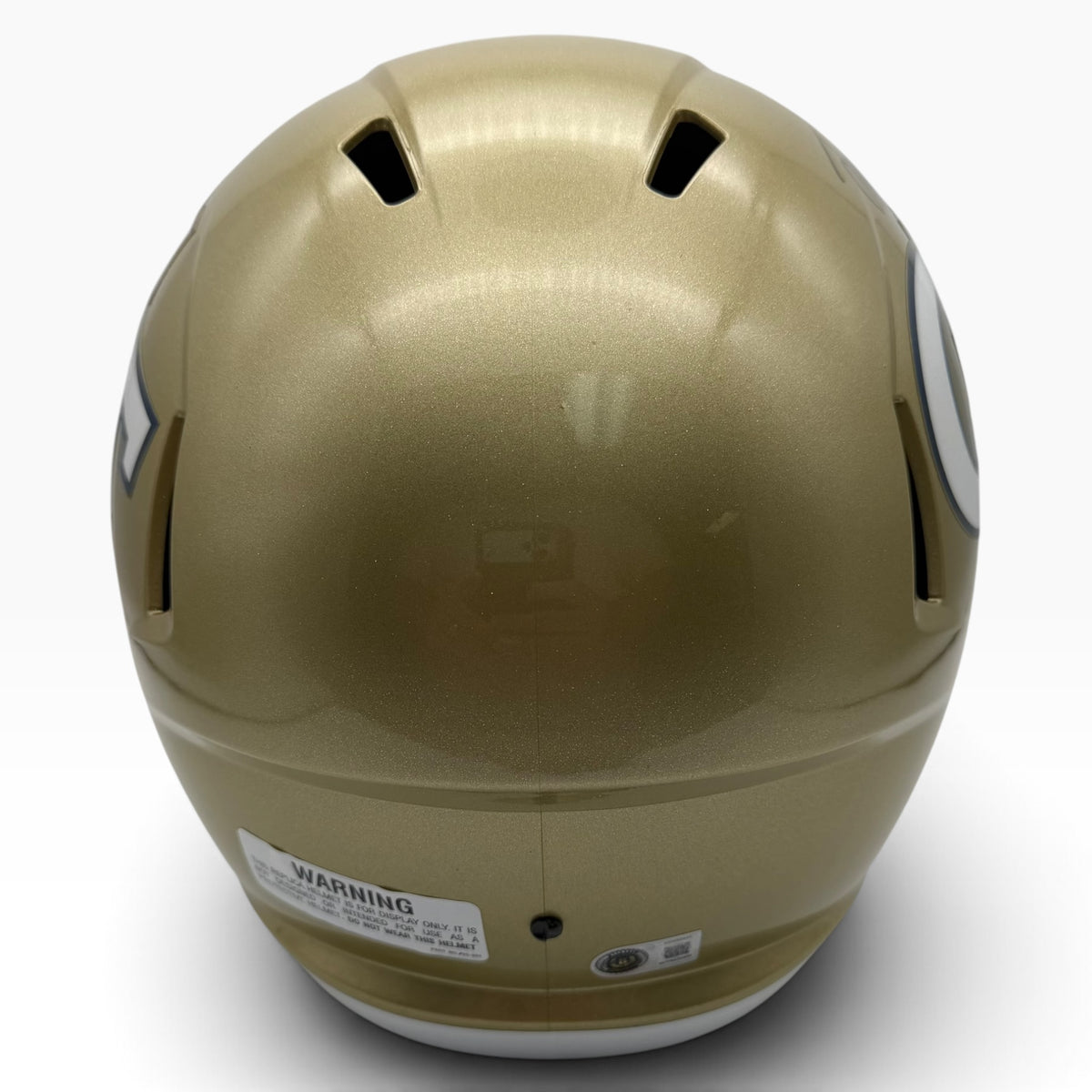 Justice Haynes Signed Georgia Tech Yellow Jackets Gold Speed Full Size Replica Helmet