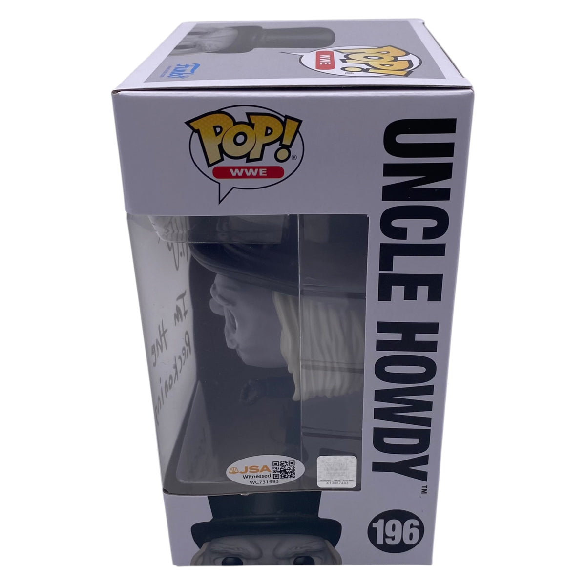 Funko Pop! Uncle Howdy WWE #196 Signed by Uncle Howdy aka Bo Dallas