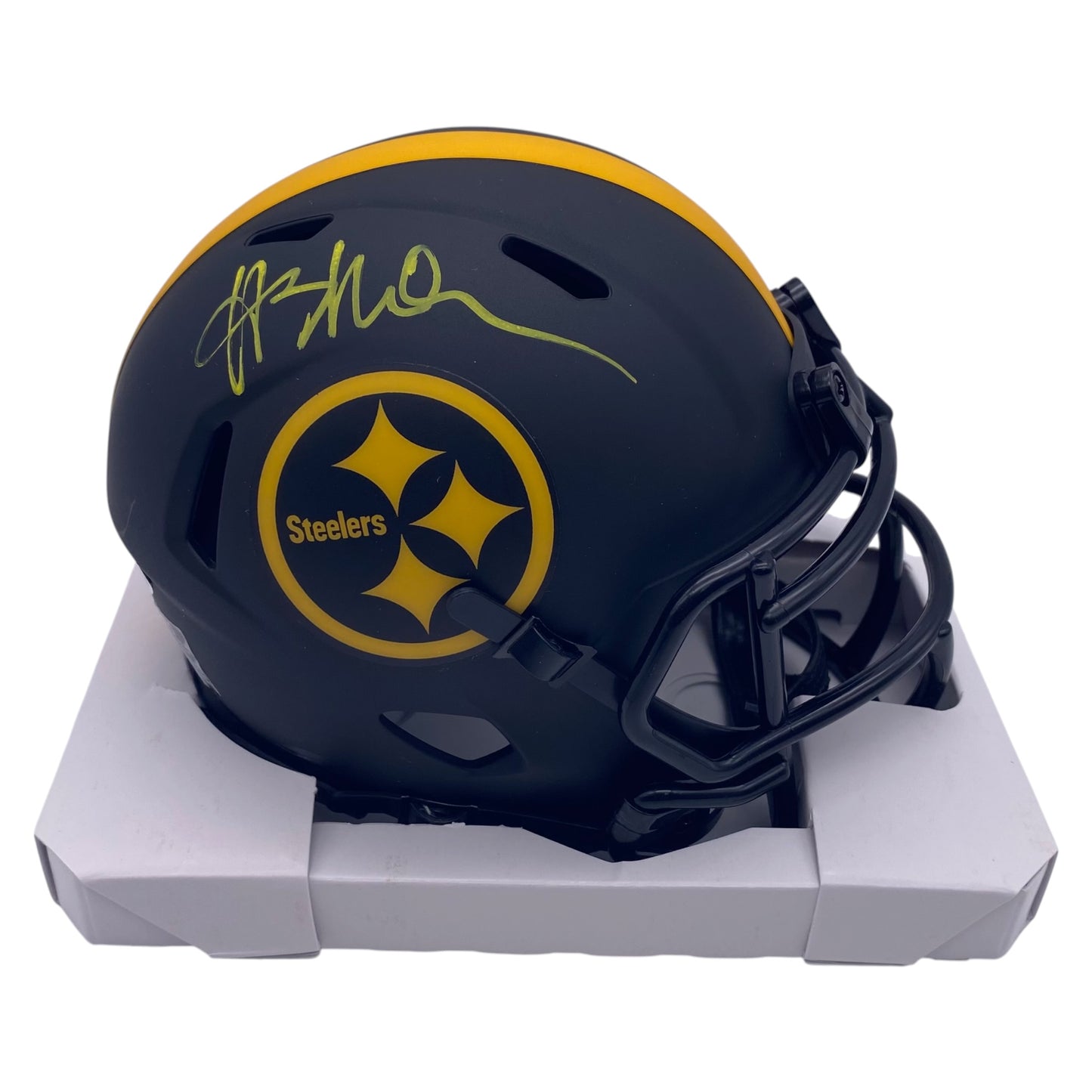 Hardy Nickerson Signed Pittsburgh Steelers Eclipse Alternate Mini Speed Football Helmet
