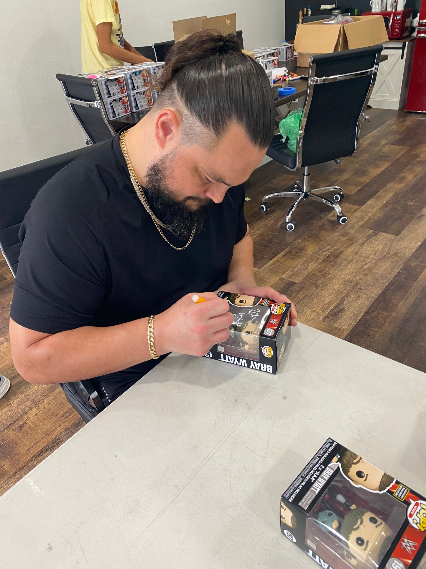 Funko Pop! Bray Wyatt WWE #197 Signed by Uncle Howdy aka Bo Dallas Wyatt Sicks Founder
