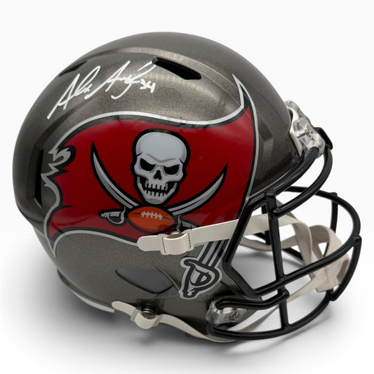 Alex Anzalone Signed Tampa Bay Buccaneers Full Size Replica Helmet