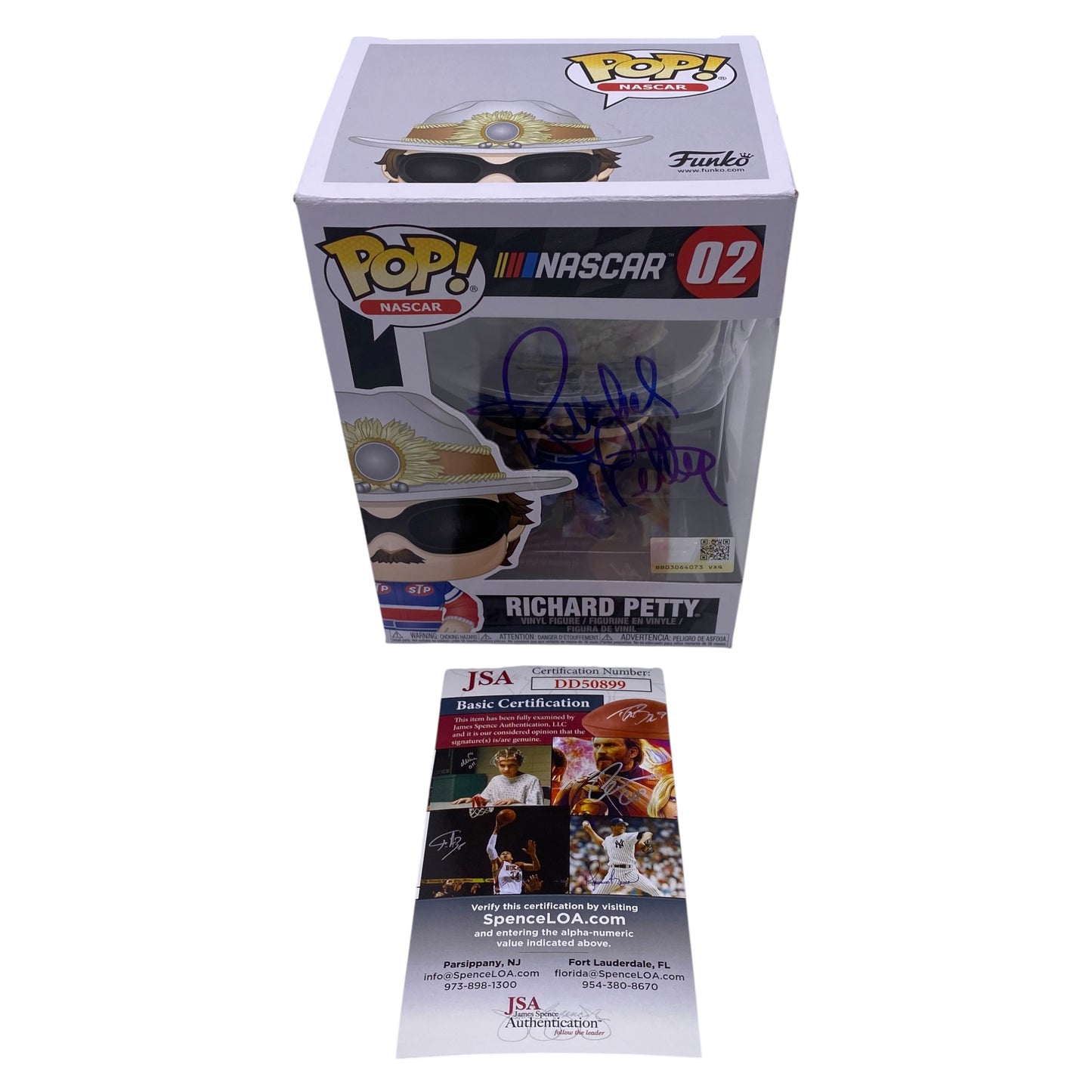 Funko Pop! Richard Petty Nascar #02 Signed by Richard Petty