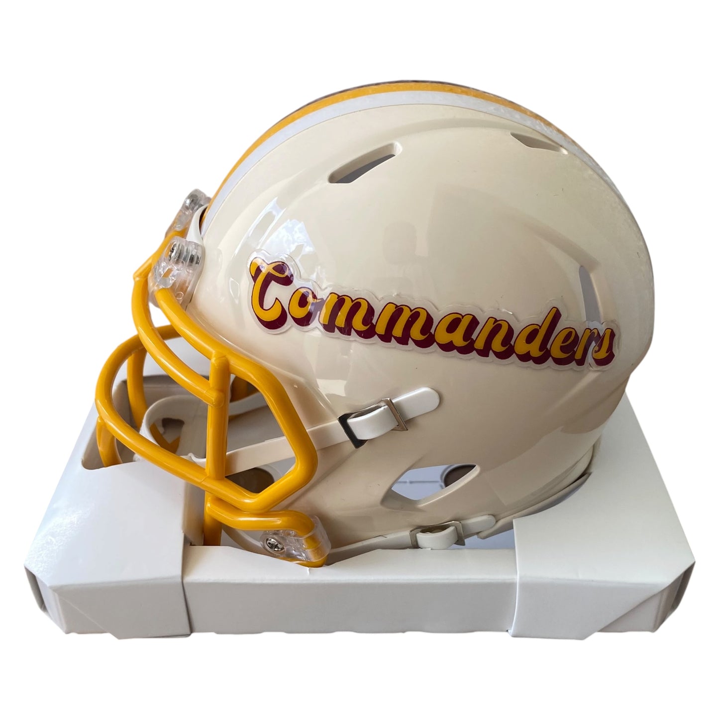 Jacory Croskey-Merritt Signed Washington Commanders Retro Alternate Mini Helmet