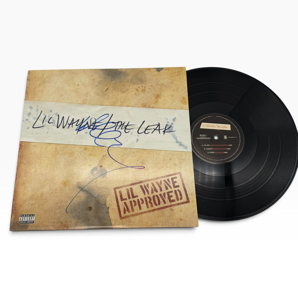 Lil Wayne The Leak Signed Vinyl Record Album Cover