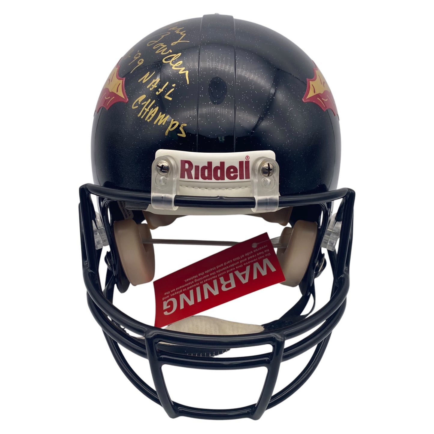 Coach Bobby Bowden & Jimbo Fisher Signed Florida State Seminoles Black Full Size Authentic Football Helmet