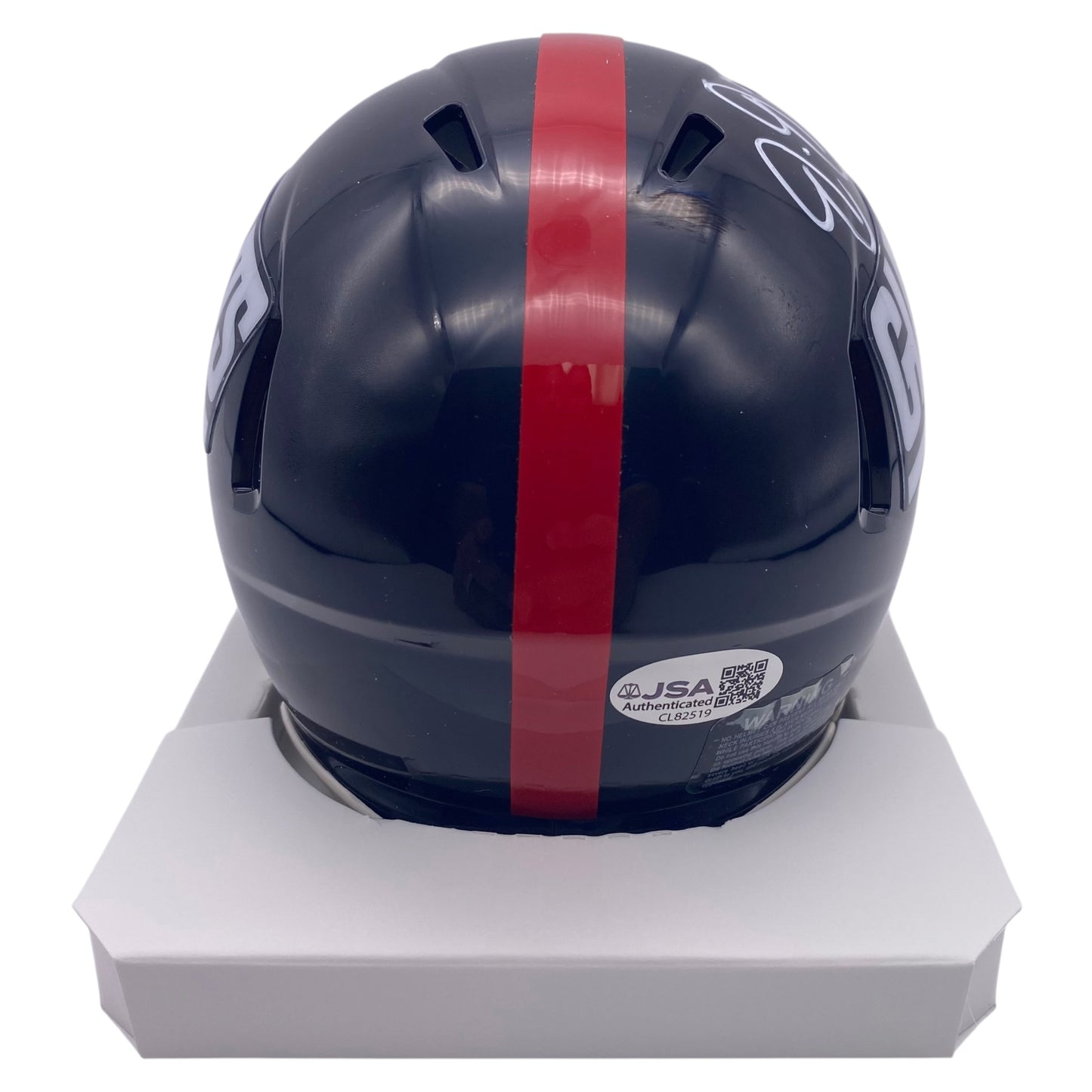 Joe Jurevicius Signed New York Giants Rookie Style Mini Helmet