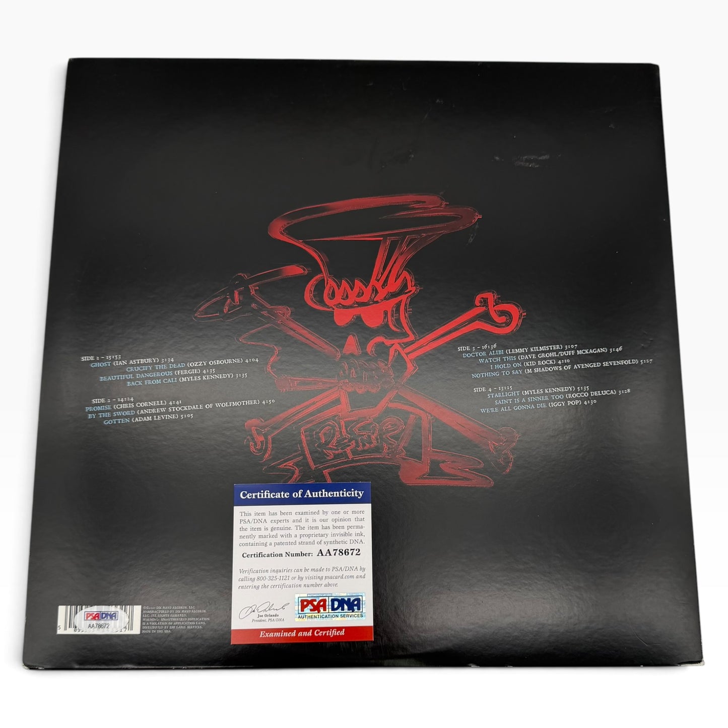 Slash R&FNR Signed Vinyl Record Album Cover