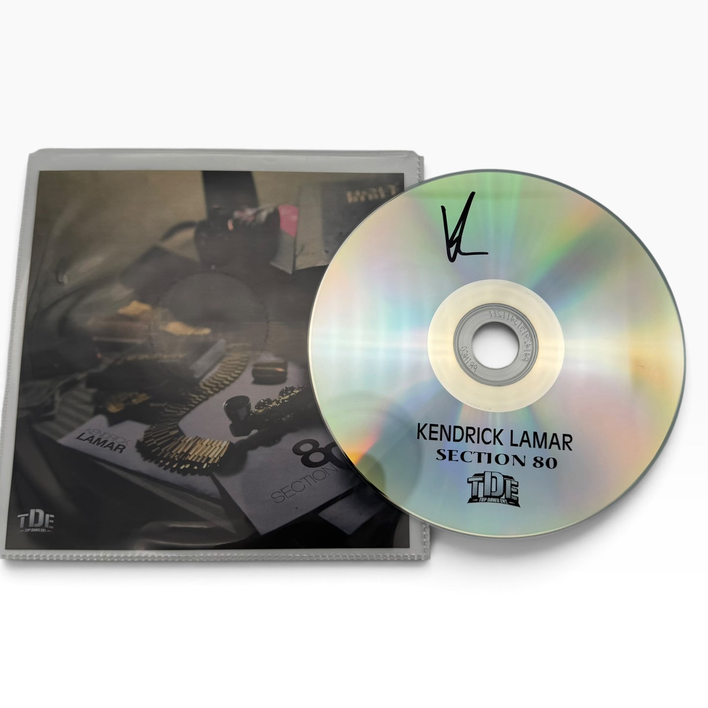 Kendrick Lamar Signed Section 80 CD