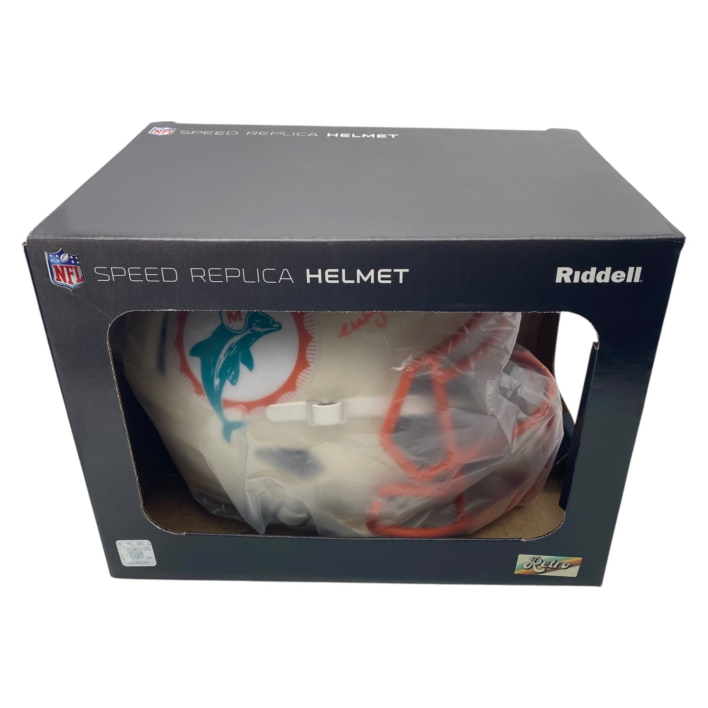Ricky Williams Signed Miami Dolphins Retro Alternate Full Size Speed Football Helmet