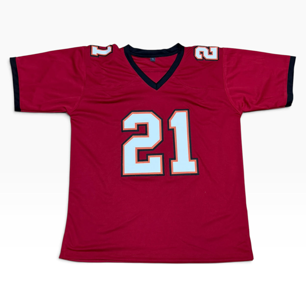 Benjamin Morrison Signed Red #21 Jersey - Tampa Bay Buccaneers DB