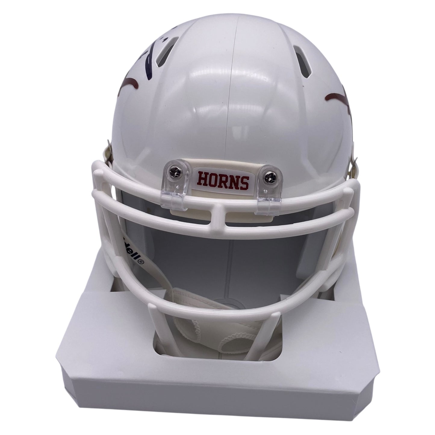 Ricky Williams Signed Texas Longhorns Mini Speed Football Helmet