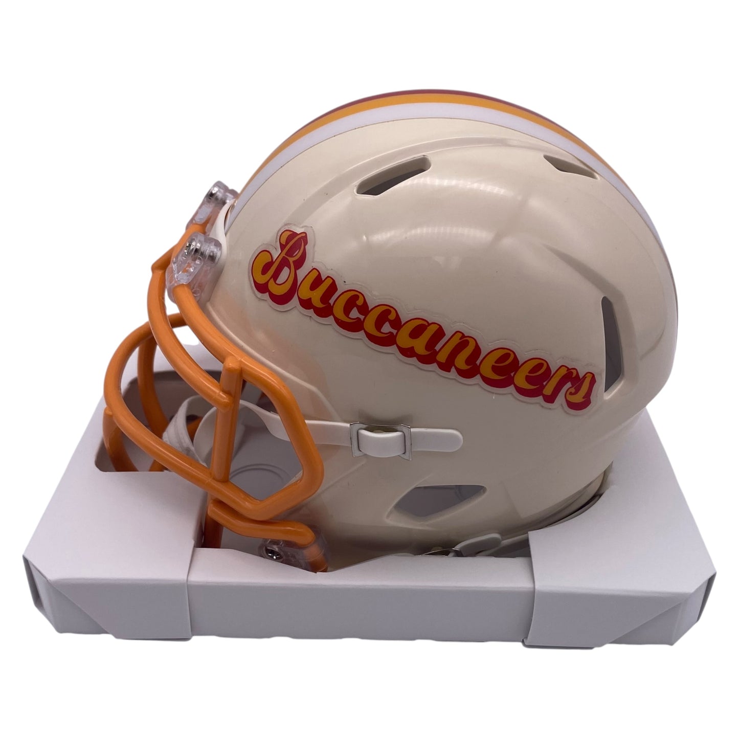 Hardy Nickerson Signed Tampa Bay Buccaneers Retro Alternate Mini Speed Football Helmet