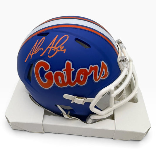 Alex Anzalone Signed Florida Gators Blue Speed Mini Football Helmet