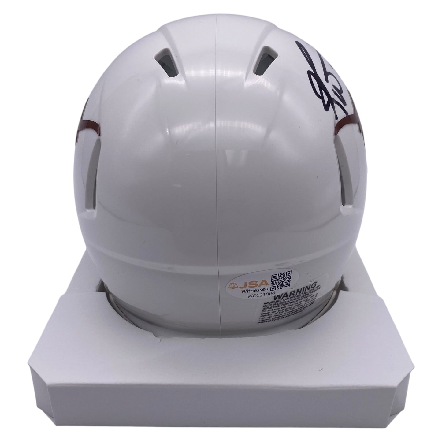 Ricky Williams Signed Texas Longhorns Mini Speed Football Helmet