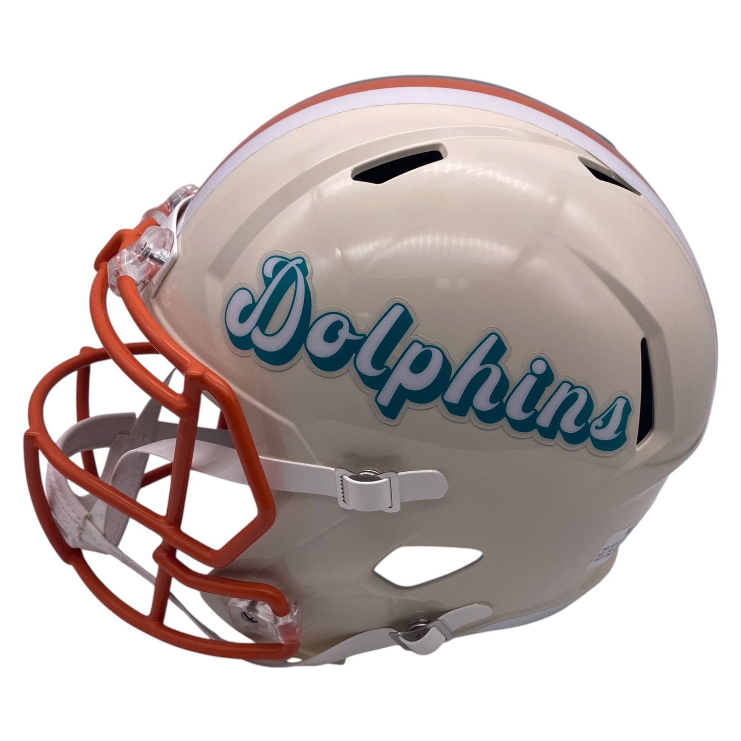 Ricky Williams Signed Miami Dolphins Retro Alternate Full Size Speed Football Helmet