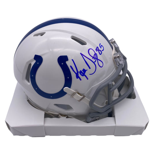 Ken Dilger Signed Indianapolis Colts Mini Speed Football Helmet