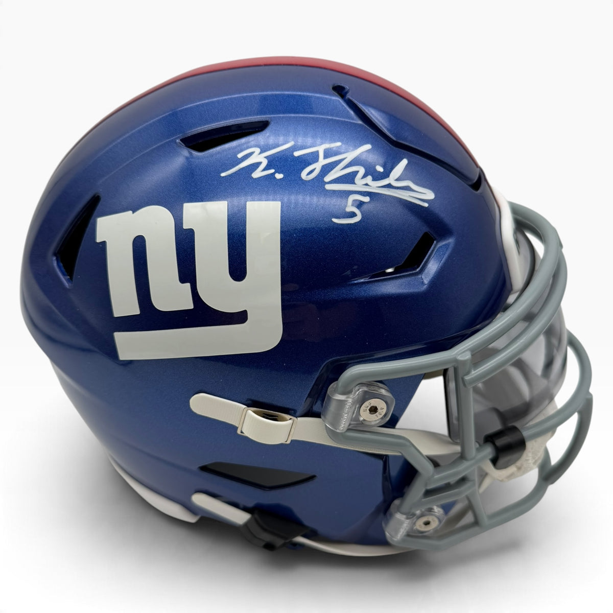 Kayvon Thibodeaux Signed New York Giants SpeedFlex MIDI Mid-Size Football Helmet