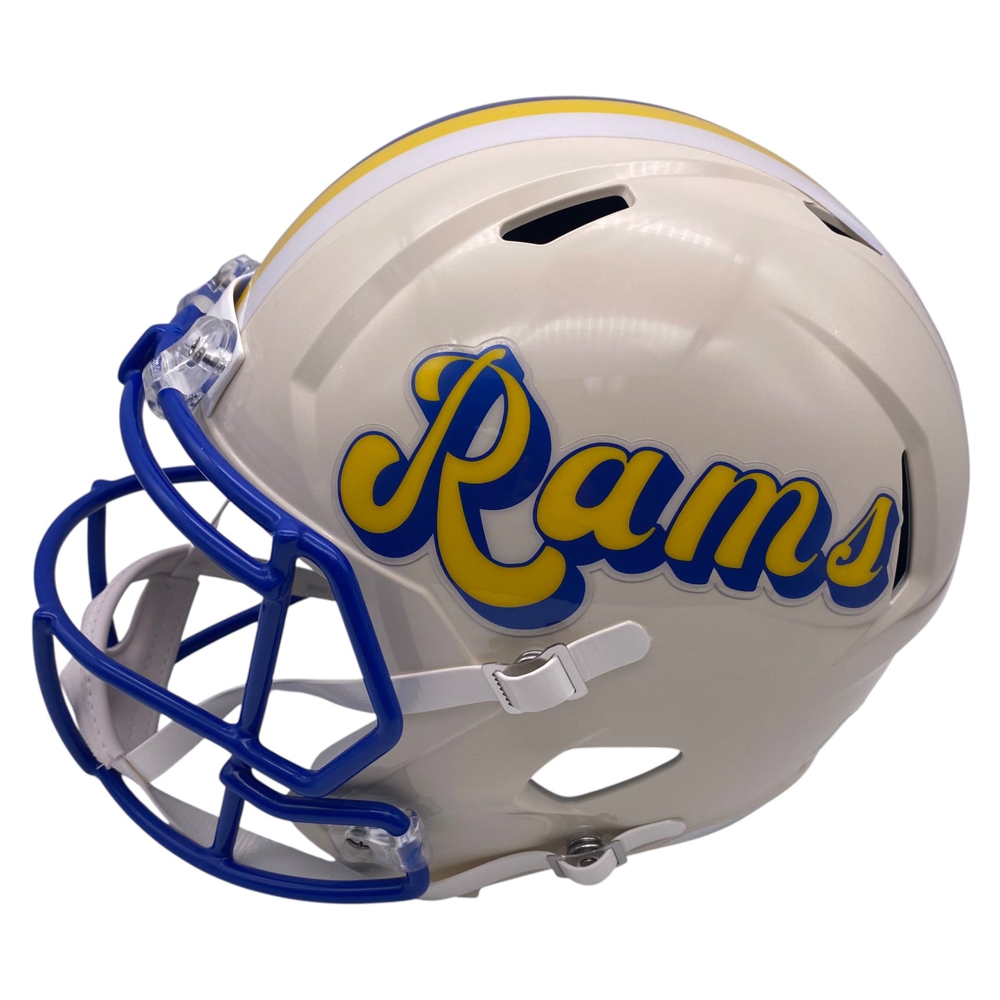 Jack Youngblood Signed Los Angeles Rams Retro Alternate Full Size Replica Helmet